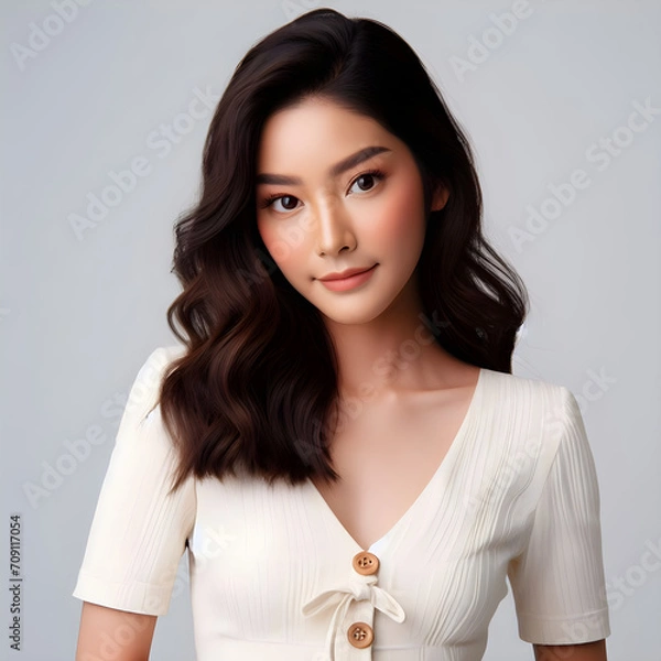 Fototapeta Beautiful young woman