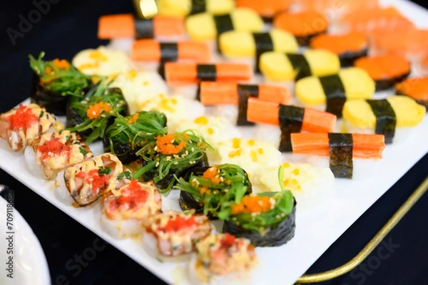 Fototapeta Sushi Buffet