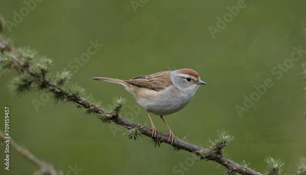 Obraz Robin Redbreast Perched | Winter Garden Jewel | Songbird Close-Up