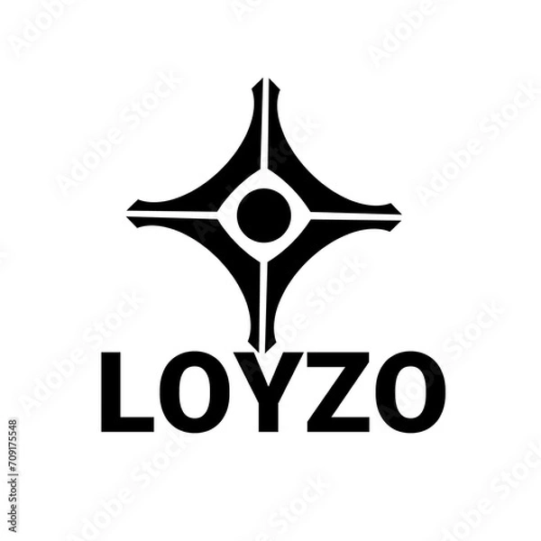 Obraz This is a business logo creative logo using black color and white background and good font used.