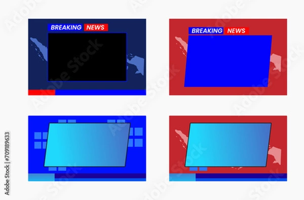 Obraz Background design for news events