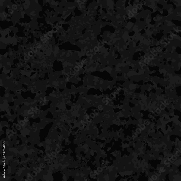Fototapeta Black camouflage pattern seamless vector background.