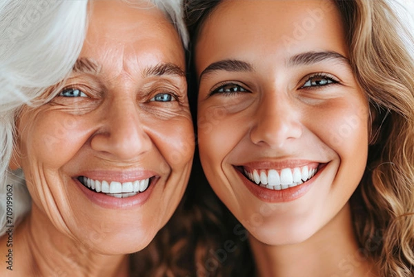 Obraz Joyful Moments: Generations Sharing Smiles