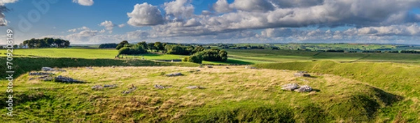 Obraz Arbor Low Stone Circle b&w
