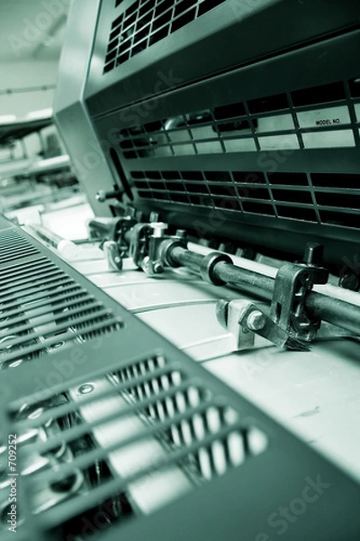 Fototapeta offset printing machine