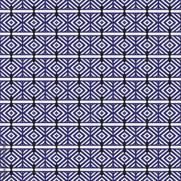 Fototapeta Abstract seamless pattern. Abstract background for fabric print, card, table cloth, furniture, banner, cover, invitation, decoration, wrapping. Repeating pattern.