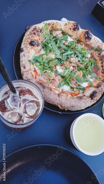 Obraz pizza on a plate