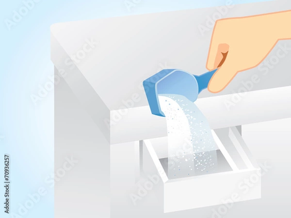 Obraz -Mix-washing-powder-in-washing-machine