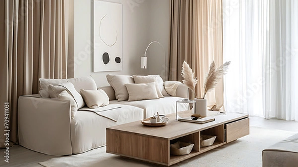 Obraz living room interior