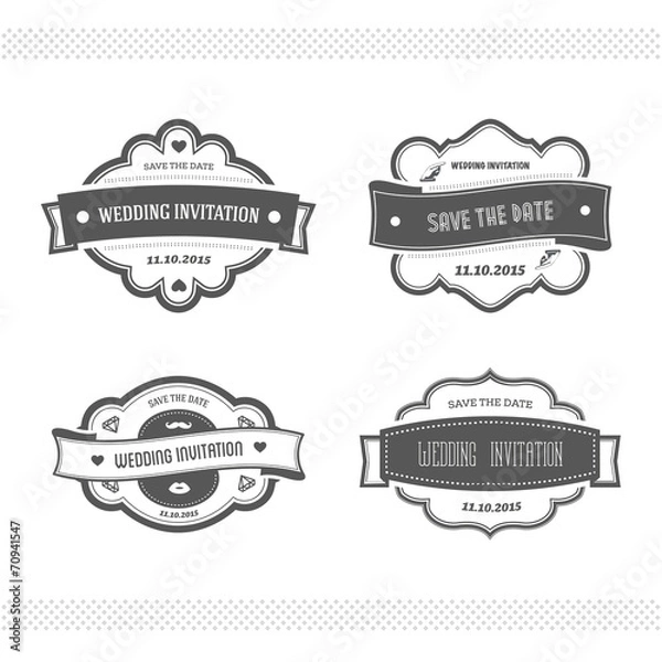 Obraz Wedding invitation