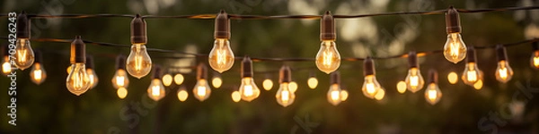 Obraz Festoon light background