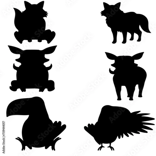 Obraz set of animals