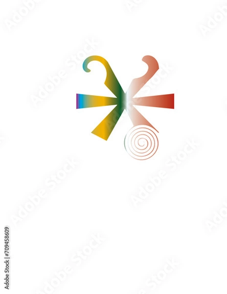 Obraz background with arrows