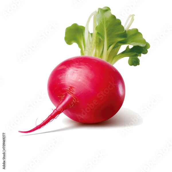 Obraz isolated radish realistic