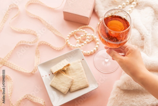 Fototapeta ホワイトチョコレート　パーティー