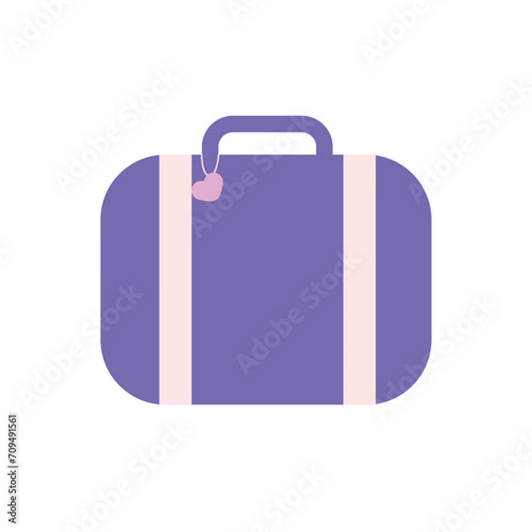 Fototapeta Suitcase vector illustration