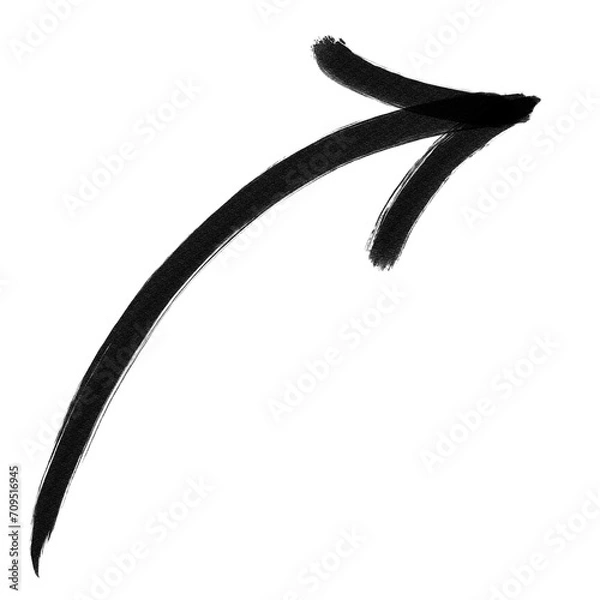 Obraz Arrow. Arrow Doodle. Arrow Scribble. Transparent background.