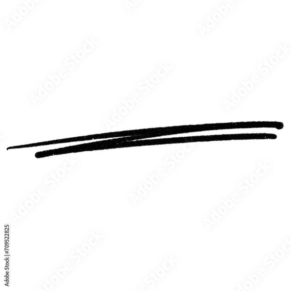 Obraz Scribble, doodle transparent background.