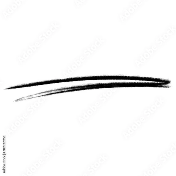 Obraz Scribble, doodle transparent background.