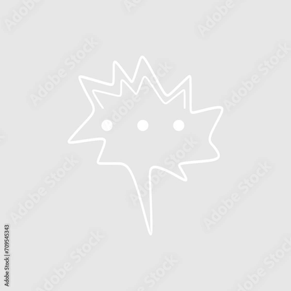 Fototapeta Abstract bubble chat vector element