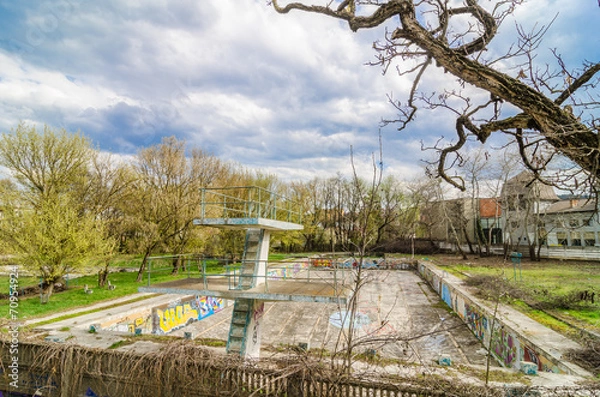 Obraz Old outdor pool