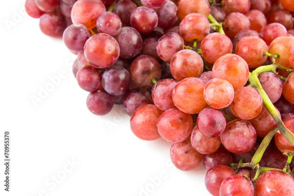 Obraz grapes isolated on white background