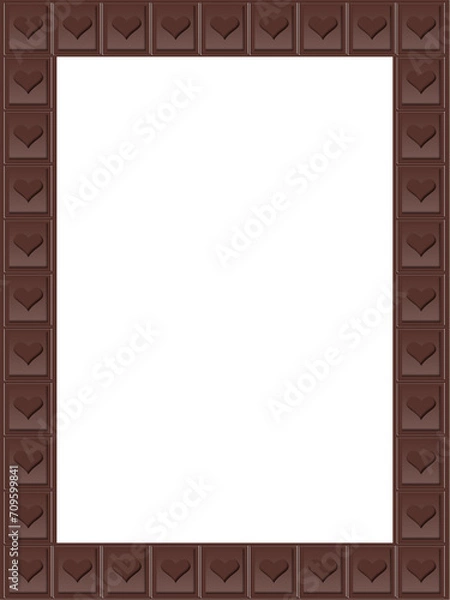 Obraz チョコレートのフレーム