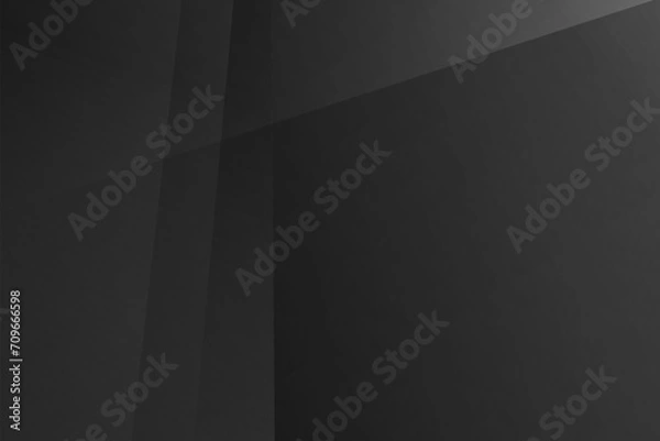 Fototapeta Abstract black and grey on light silver background modern design. Vector illustration eps 10.