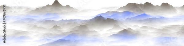 Fototapeta panorama of mountains