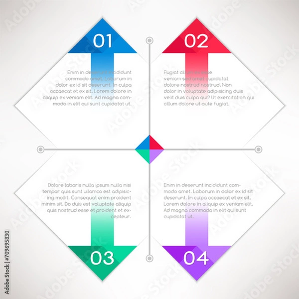 Obraz Information templates with shooters