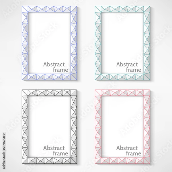 Obraz Color abstract framework. Vector illustration