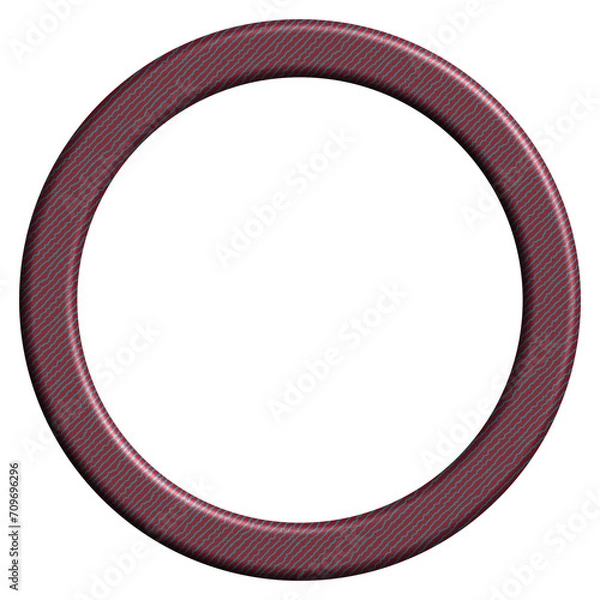 Obraz round frame, modern 3d decorative picture frame