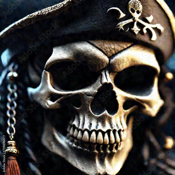 Fototapeta Skeleton Pirate