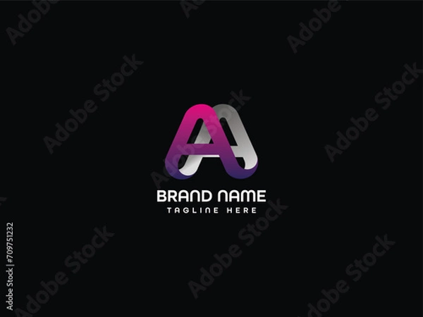 Obraz letter logo design