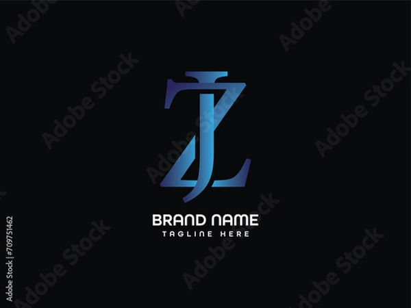 Obraz letter logo design