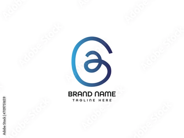 Obraz letter logo design