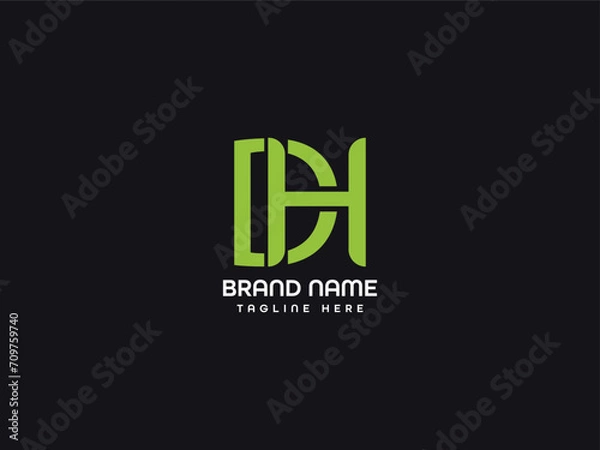 Obraz letter logo design
