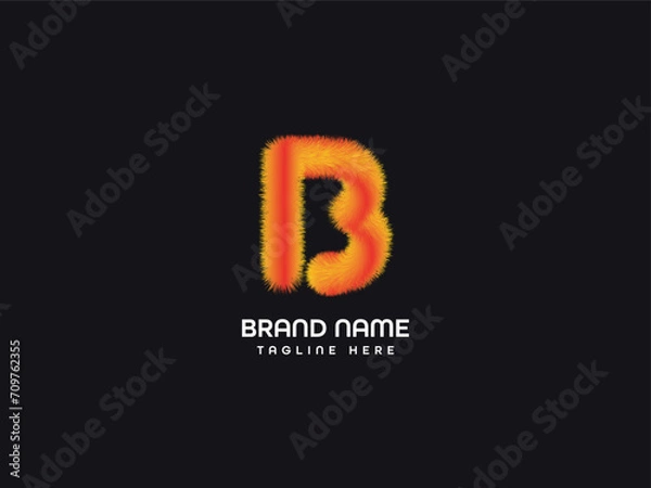 Obraz letter logo design
