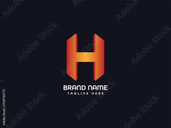 Fototapeta letter logo design
