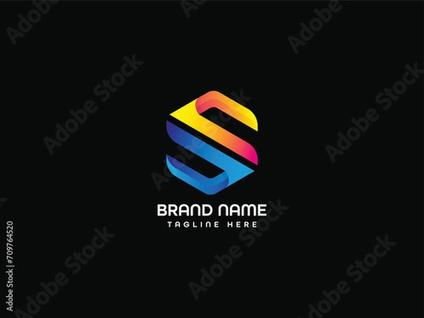 Fototapeta letter logo design
