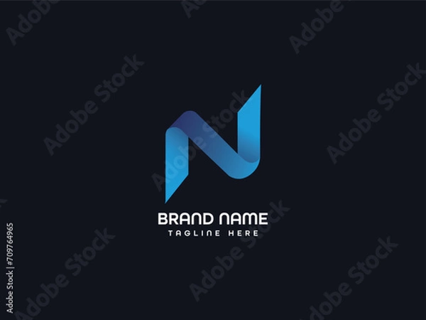 Fototapeta letter logo design
