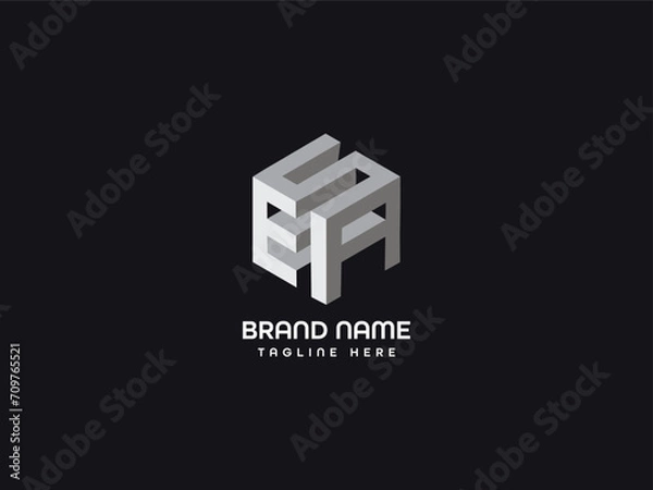 Obraz letter logo design
