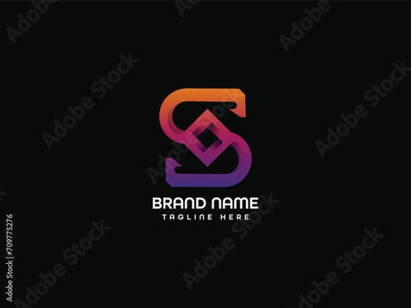 Obraz letter logo design