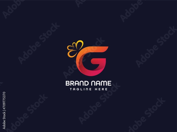 Obraz letter logo design
