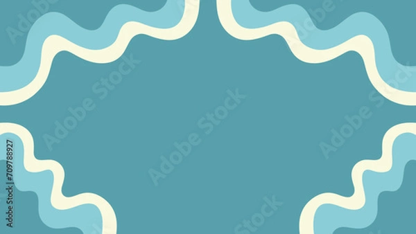 Fototapeta blue background with a frame for text