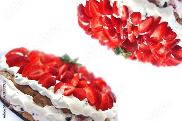 Obraz Tort truskawkowy