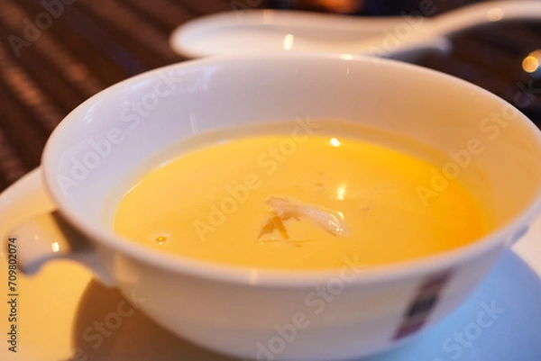 Fototapeta フカヒレ入りコーンスープ