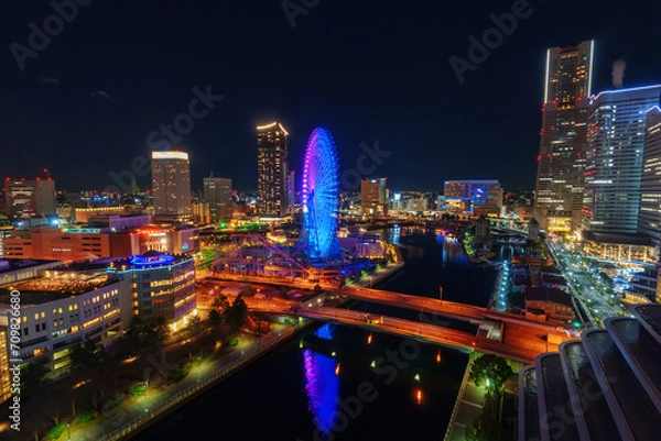 Obraz みなとみらい夜景