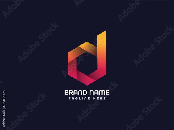 Obraz letter logo design