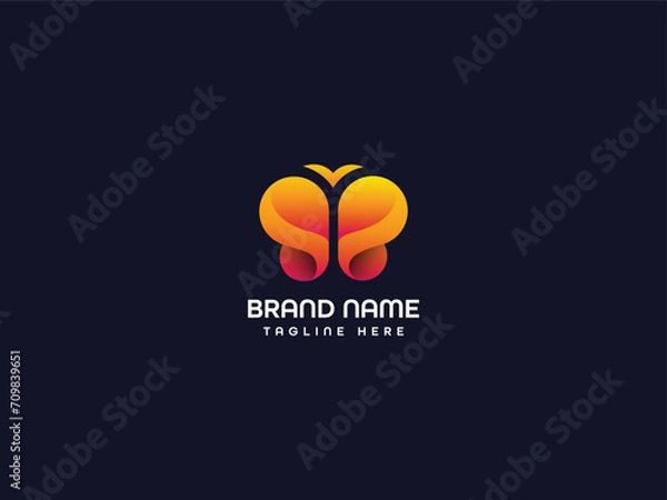 Obraz butterfly logo design